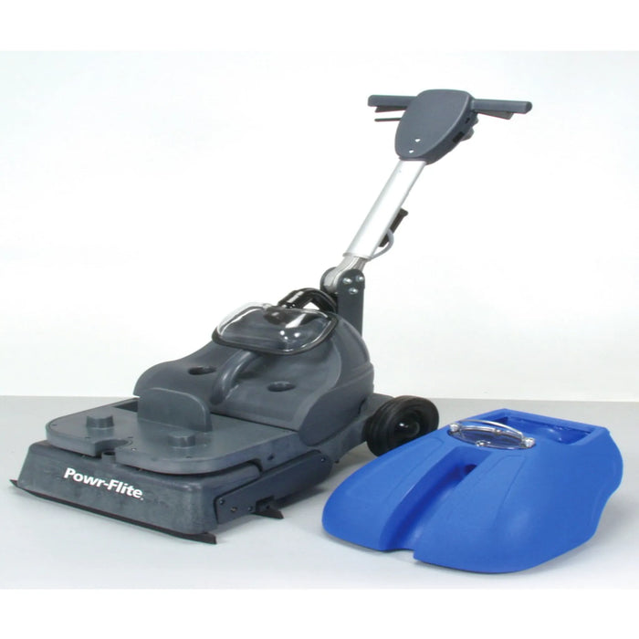 Powr-Flite 16" Compact Automatic Floor Scrubber & Grout Cleaner - Sweatfully
