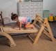 Hazel - Pikler Triangle Ladder & Rocker Set - Sweatfully