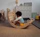 Hazel - Pikler Triangle Ladder & Rocker Set - Sweatfully