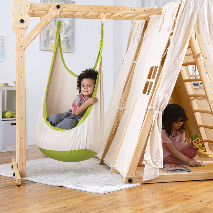 Chestnut - 8-in-1 Jungle Gym for Toddlers - Sweatfully