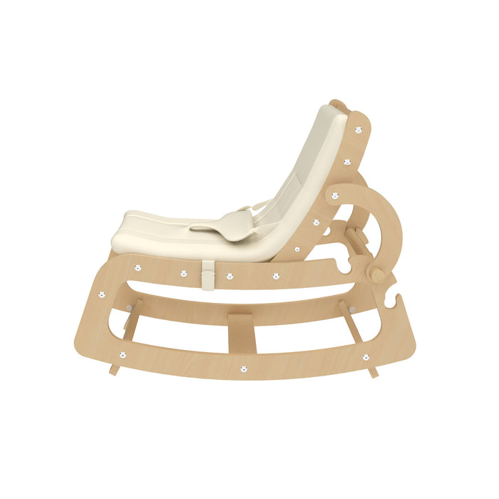 Avenlur Hemlock Wooden Baby Rocker – Soothing Infant Sleeper for Newborns - Sweatfully