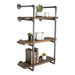 3 -Tier Wall Mounted Shelf By PIPE DECOR - Sweatfully