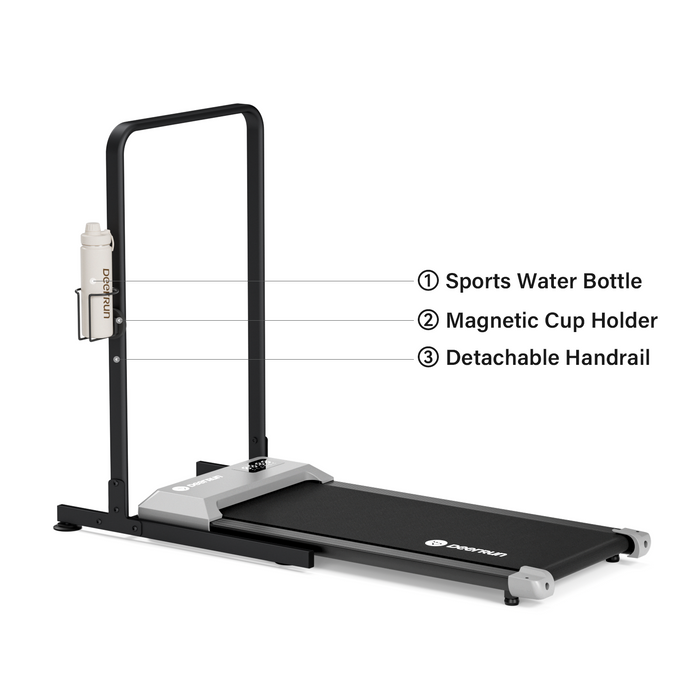DeerRun Q1 Urban Mini Under-Desk Treadmill with Remote Control - Sweatfully