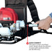 16 ft Concrete Vibrator Flexible Shaft Hose and Head - Sweatfully