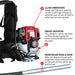 2HP Honda Concrete Vibrator with Flex Shaft Cable Whip Backpack - Sweatfully