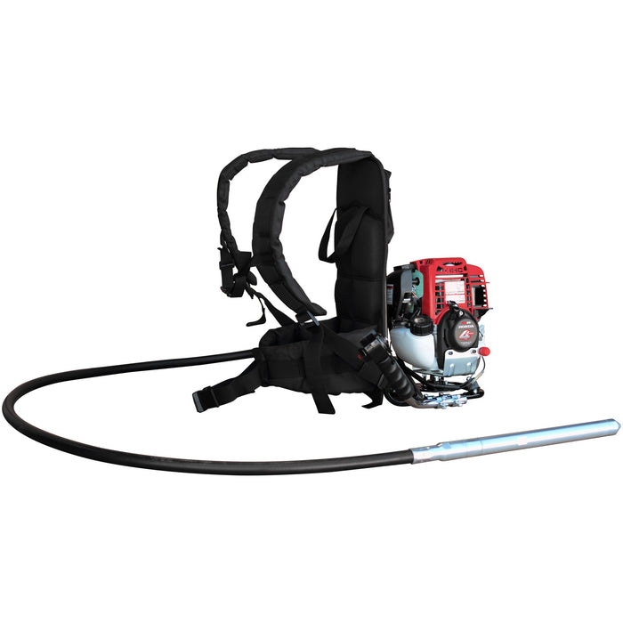 2HP Honda Concrete Vibrator with Flex Shaft Cable Whip Backpack - Sweatfully