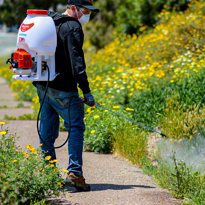 5 Gallon Gas Backpack Sprayer 450 PSI Pump for Mosquitoes Pesticides - Sweatfully