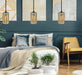 BAMBOO Fused MODERN Glass Pendant Lighting - Sweatfully