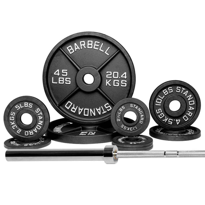 Barbell 1500 Olympic Barbell Weight Sets - Sweatfully