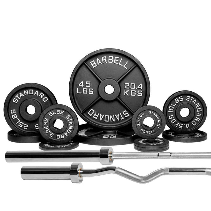 Barbell 1500 Olympic Barbell Weight Sets - Sweatfully