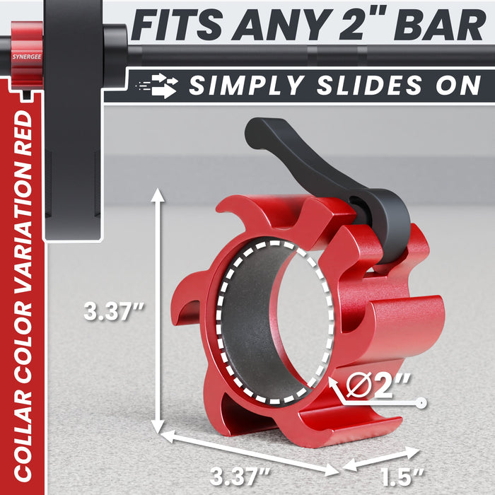 Synergee Barbell Collars - Sweatfully