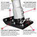 2.4 HP Battery Powered Vibratory Rammer Tamper Compactor with Honda GXE2.0S Motor - Sweatfully