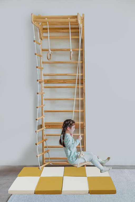 Indoor Playset Mat – Cushioned Floor Mat Compatible with Avenlur Betula Climber - Sweatfully