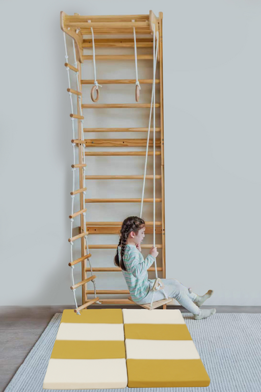 Indoor Playset Mat – Cushioned Floor Mat Compatible with Avenlur Betula Climber - Sweatfully