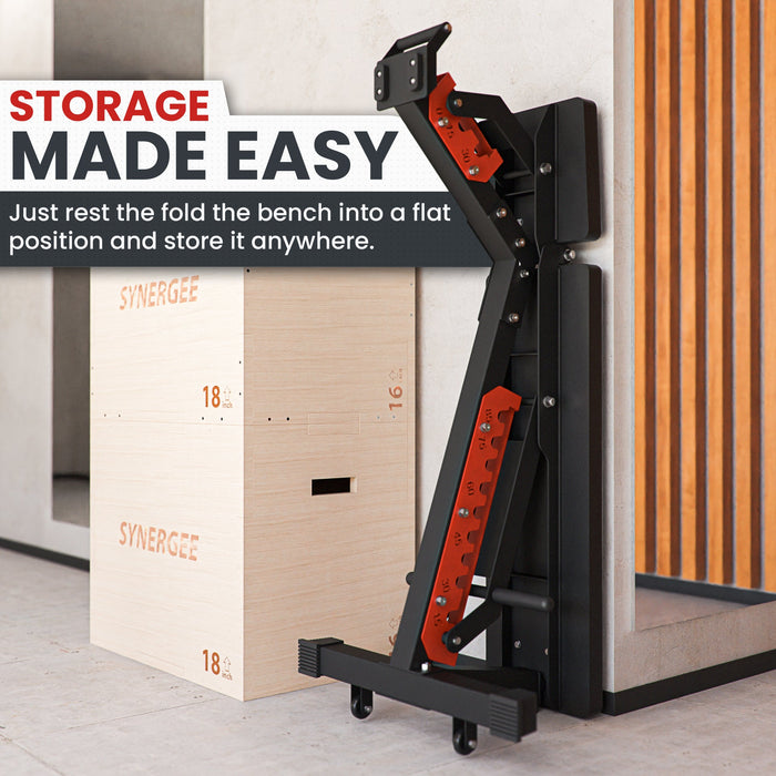 Synergee Adjustable Wing Back Bench - Sweatfully
