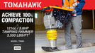 PRE ORDER: 3.6HP Honda Vibratory Rammer Jumping Jack Tamper with Honda GXR120 Engine Impact Force 3,550 lbs/ft - Sweatfully