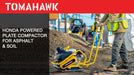 5.5 HP Honda Vibratory Plate Compactor for Asphalt Aggregate Soil Compaction - Sweatfully