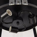Black 3-Light Farmhouse Flush Mount Ceiling Light - Sweatfully