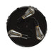 Black 3-Light Farmhouse Flush Mount Ceiling Light - Sweatfully