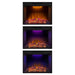 Black Electric Fireplace Heater Insert with Overheating Protection and Remote Control - Sweatfully