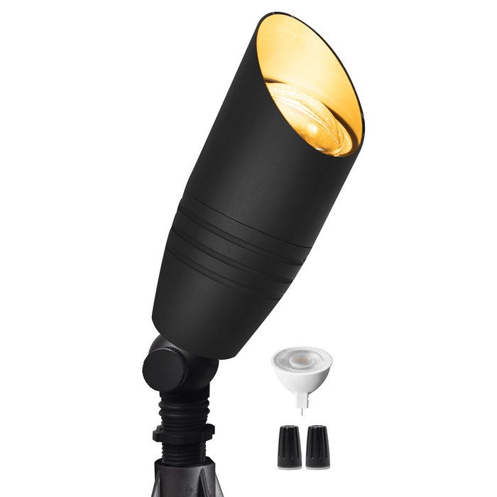 Gardenreet Solid Brass Landscape Spotlight 12V - Bronze/Black/Copper (2105) - Sweatfully