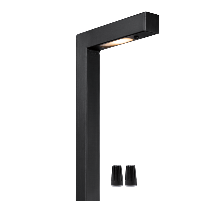 Gardenreet Solid Brass Low Voltage Landscape Path Light, 12V LED Outdoor Accent Pathway and Area Light(Modern L-shape 2404) - Sweatfully