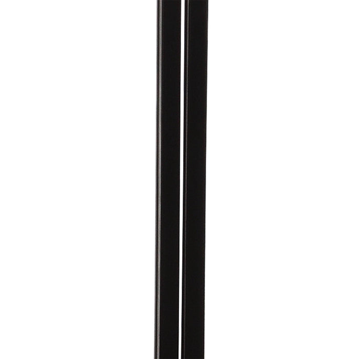 Black Square Side Table with Marble Base - Sweatfully