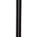 Black Square Side Table with Marble Base - Sweatfully