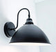 Large Black Enamel Farmhouse Wall Sconce Lighting - Sweatfully