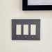 CleanPlate Wall Plate in Jet Black for Rocker Switches - Sweatfully
