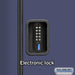 Salsbury 18" Wide Double Tier Designer Wood Locker - 3 Wide - 6 Feet High - 18 Inches Deep - Blue - Black Electronic Locks - Sweatfully