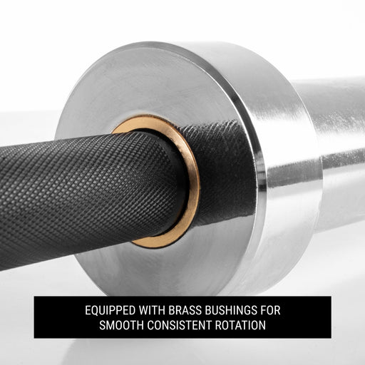 XMARK Blacksmith EZ Curl Bar, Fits Olympic Weight Plates BLACKSMITH-CURL - Sweatfully