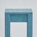 Blue Rectangle Wood Side Table - Sweatfully