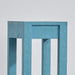 Blue Rectangle Wood Side Table - Sweatfully