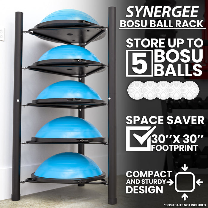 Synergee BOSU Ball Rack - Sweatfully