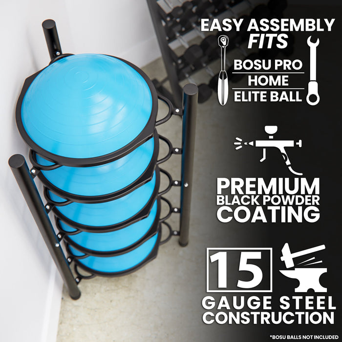 Synergee BOSU Ball Rack - Sweatfully