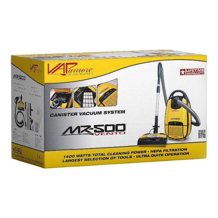 Vapamore MR-500 Vento Canister Power Vacuum System - Sweatfully