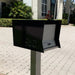 The Original Retrobox in JET BLACK - Modern Mailbox - Sweatfully
