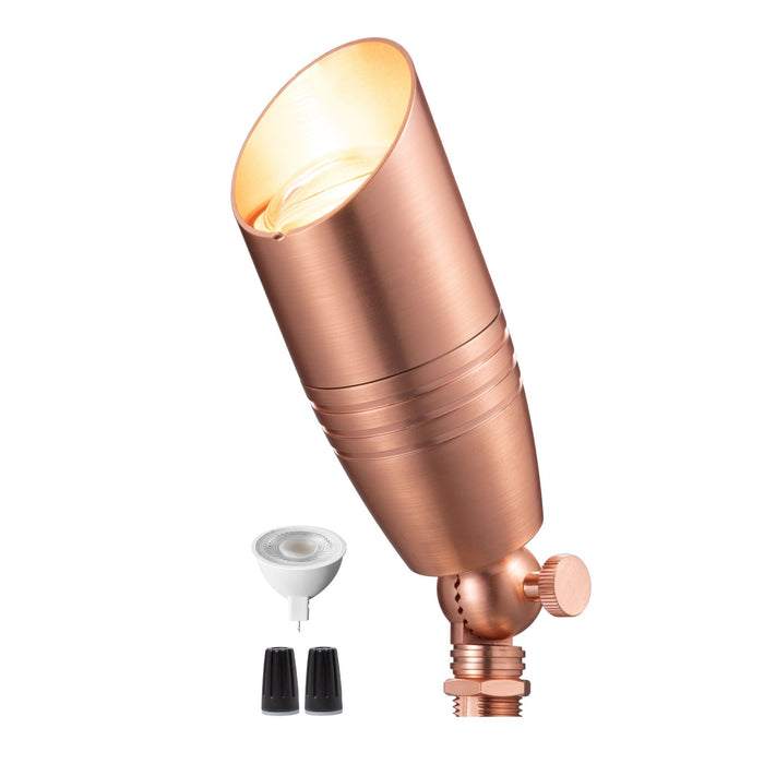 Gardenreet Solid Brass Landscape Spotlight 12V - Bronze/Black/Copper (2105) - Sweatfully