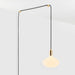 Oval II Plug-In Pendant in Brass - Sweatfully