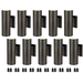 Gardenreet Solid Brass Wall Lights, 12V LED Outdoor Up And Down Sconces Lights for Porch, Patio, Garage, House (2602) - Sweatfully