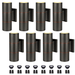 Gardenreet Solid Brass Wall Lights, 12V LED Outdoor Up And Down Sconces Lights for Porch, Patio, Garage, House (2602) - Sweatfully
