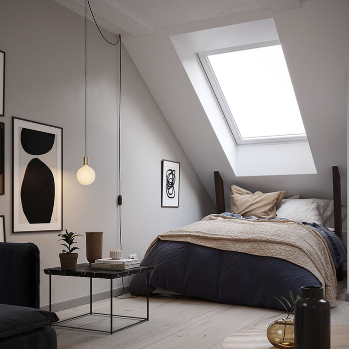Sphere IV Plug-In Pendant in Graphite - Sweatfully