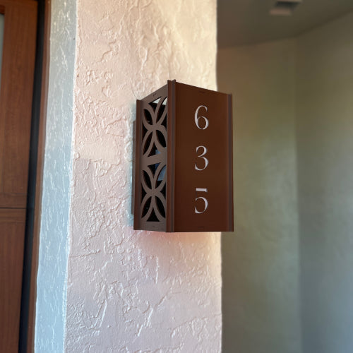 RadiantLight Address Marker Wall Sconces - Outdoor Wall Lights - Sweatfully