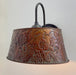 Bronze Copper Embossed Wall Sconce Light Fixture - Sweatfully
