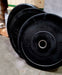 Classic Bumper Plates with Steel Center Hub per Pair - Muscle D Fitness - Virgin Rubber - Sweatfully