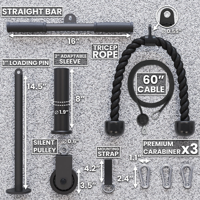 Synergee Cable Pulley System - Sweatfully