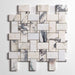 Calacatta Viola Polished Basketweave Marble Mosaic - Sweatfully