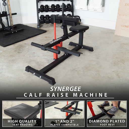 Synergee Seated Calf Raise Machine - Sweatfully