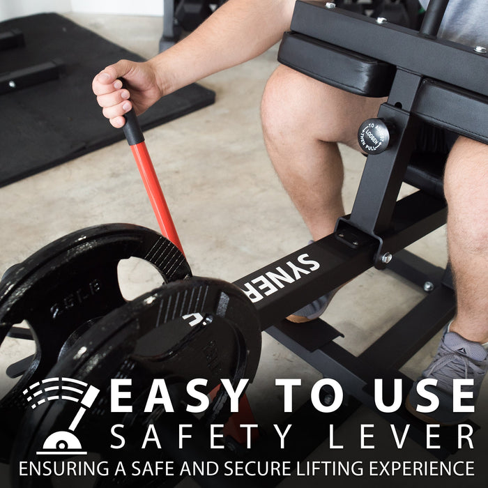 Synergee Seated Calf Raise Machine - Sweatfully